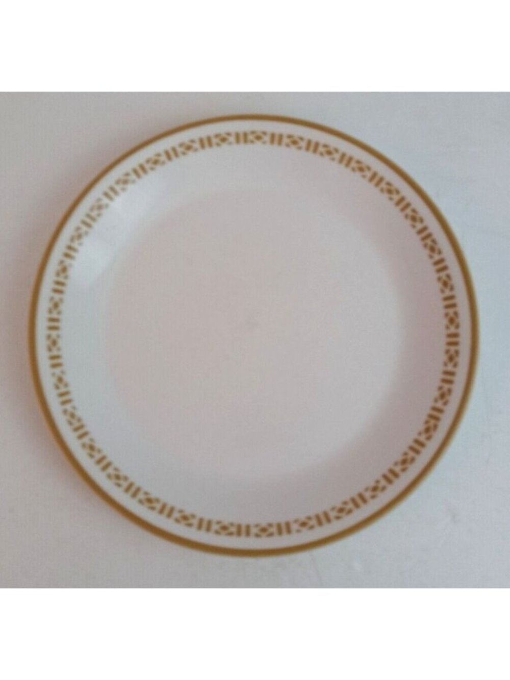 Vintage 1960's Syracuse China Honey Comb Gold Trim 7.5"  Plate